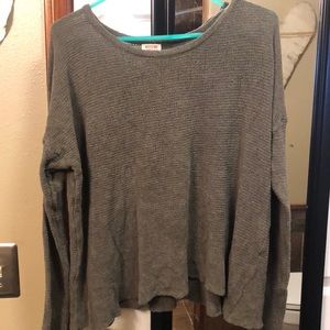 Mossimo army green sweater, womens